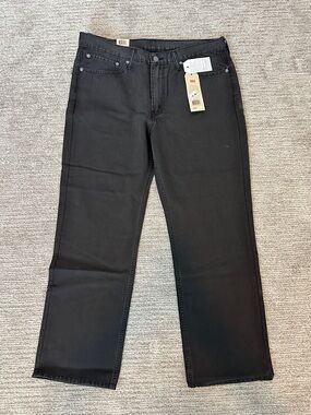 Levi's Men’s Black Relaxed Straight Jeans